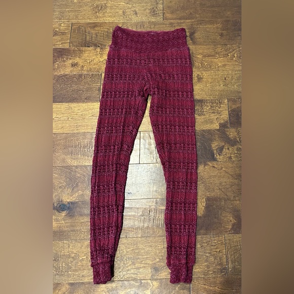 - Nightcap Clothing Autumn leaf lace pants - red - Picture 3 of 4